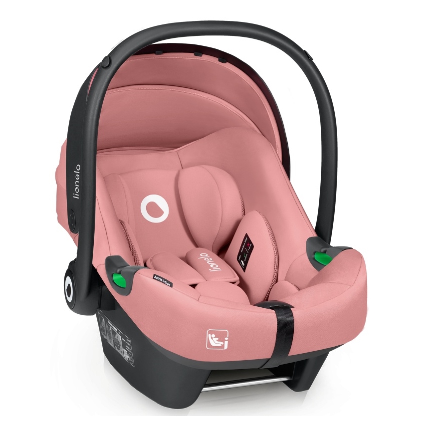 Lionelo - Bilbarnstol ASTRID i-Size 40-87 cm Rosa korall