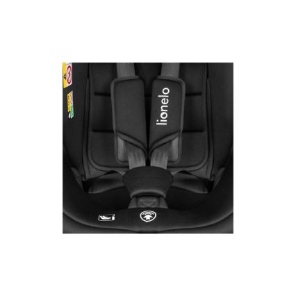 Lionelo - Bilbarnstol BASTIAAN i-Size 40-150 cm svart/grå