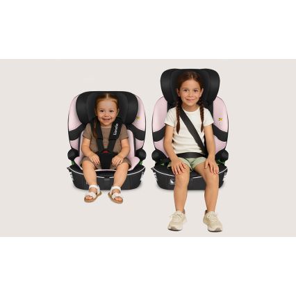 Lionelo - Bilbarnstol BILLY i-Size 76-150 cm Babyrosa