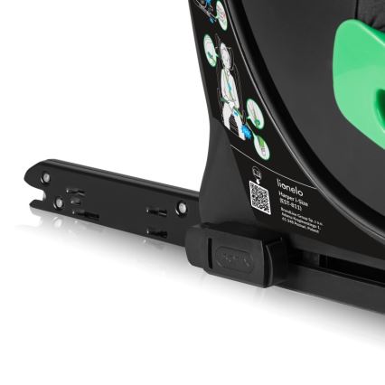 Lionelo - Bilbarnstol HARPER i-Size med roterbar bas 76-150 cm Black Carbon