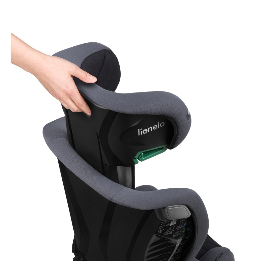 Lionelo - Bilbarnstol IGO i-Size 100-150 cm Grafitgrå