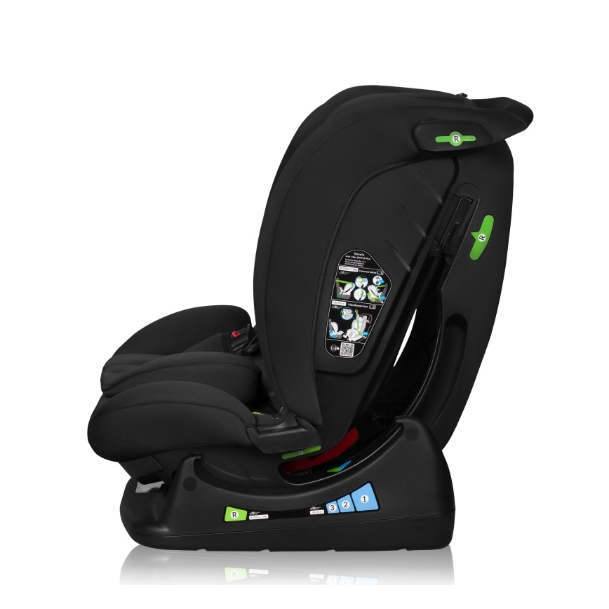 Lionelo - Bilbarnstol IZZY i-Size 40-150 cm Svart Carbon