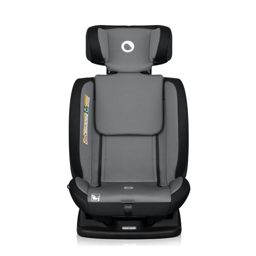 Lionelo - Bilbarnstol IZZY i-Size 40-150 cm Svart/Grå