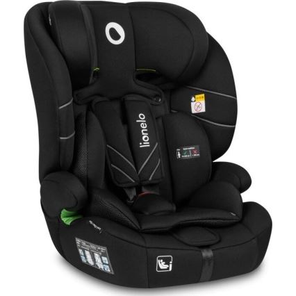 Lionelo - Bilbarnstol LEVI ONE i-Size 76-150 cm svart