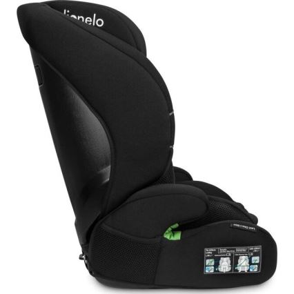 Lionelo - Bilbarnstol LEVI ONE i-Size 76-150 cm svart
