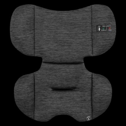 Lionelo - Bilbarnstol LEVI ONE i-Storlek 76-150 cm svart/grå