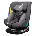 Lionelo - Bilbarnstol med roterbar bas BASTIAAN ONE i-Size 40-150 cm Grey Stone