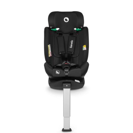 Lionelo - Bilbarnstol med vridbar bas BRAAM i-Size 40-150 cm Black Carbon