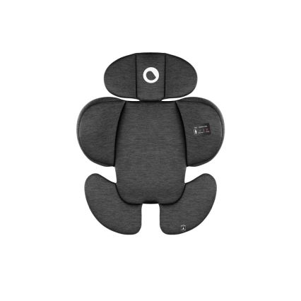 Lionelo - Bilbarnstol med vridbar bas NAVY i-Size 40-150 cm svart/röd