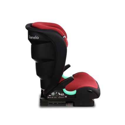 Lionelo - Bilbarnstol NEAL i-Size 100-150 cm Bordeauxröd