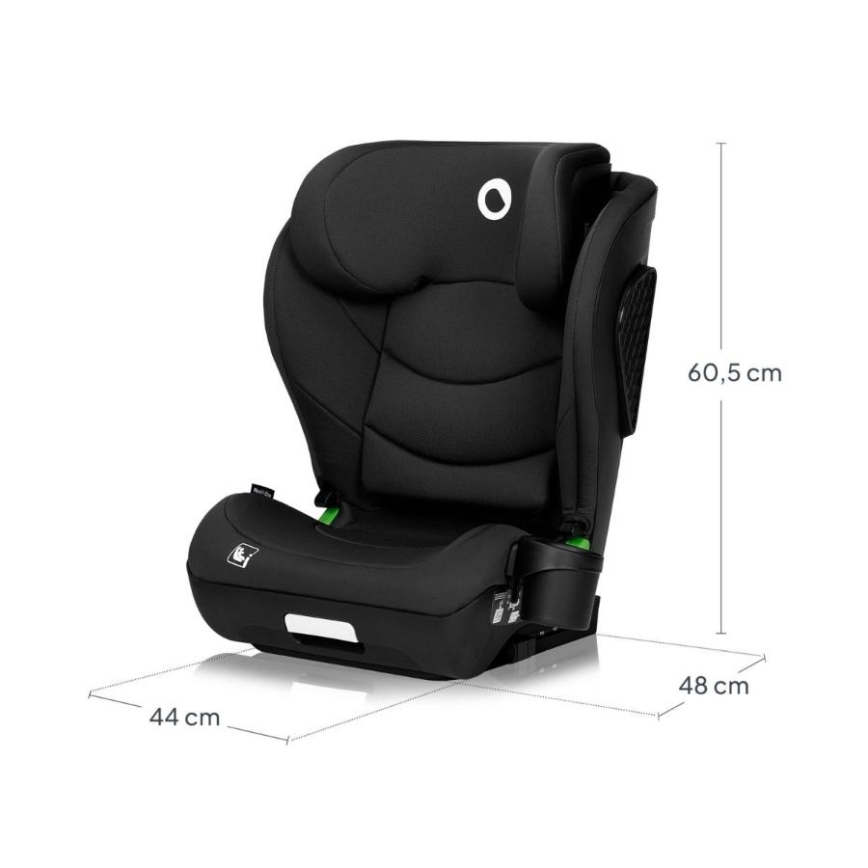 Lionelo - Bilbarnstol NEAL i-Size 100-150 cm Svart kolfiber