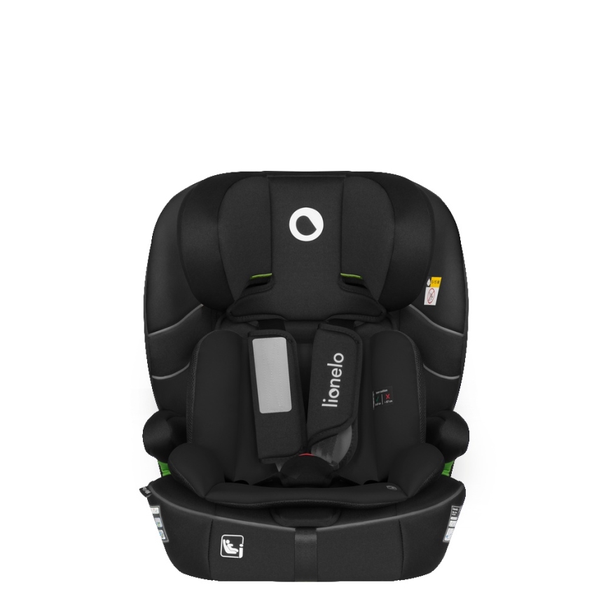 Lionelo - BILLY i-Size bilbarnstol 76-150 cm Svart Carbon
