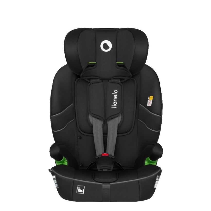 Lionelo - BILLY i-Size bilbarnstol 76-150 cm Svart Carbon