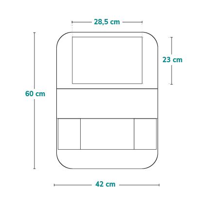 Lionelo - Bilorganiserare SEAT ORGANIZER Svart