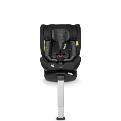 Lionelo - BRAAM i-Size vridbar bilbarnstol med bas, 40–150 cm Black Carbon