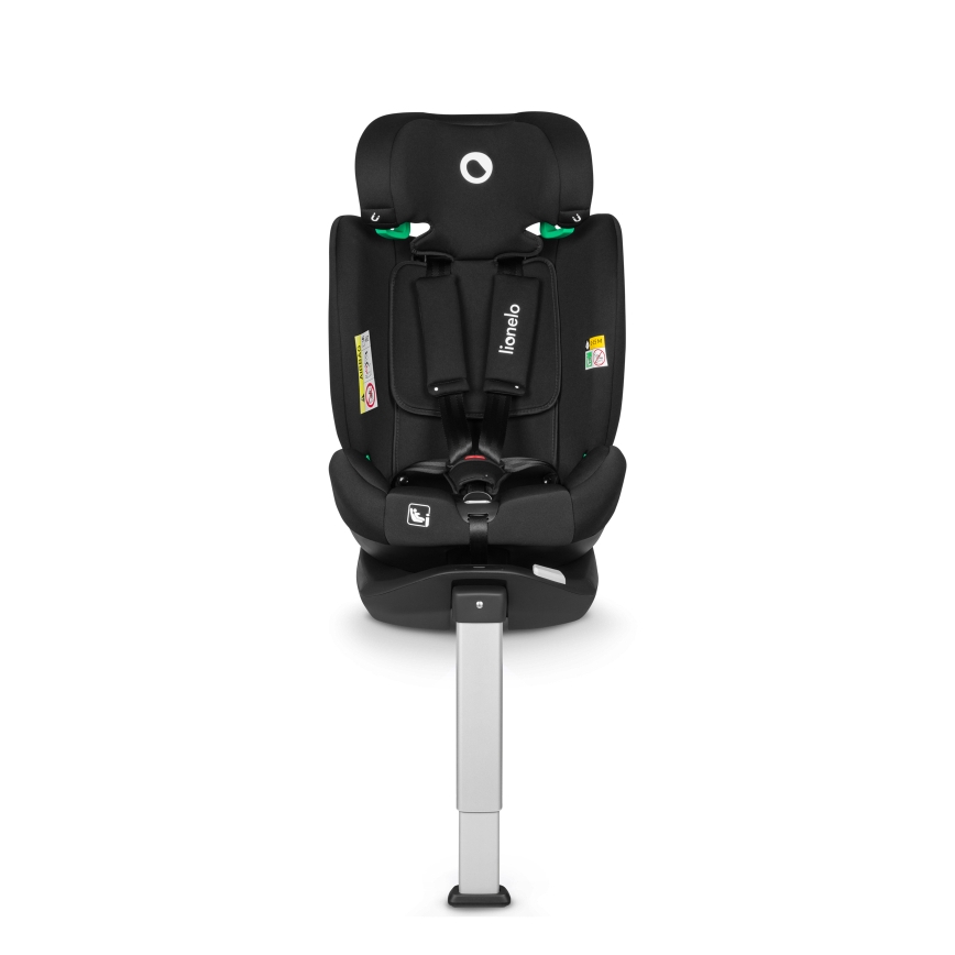 Lionelo - BRAAM i-Size vridbar bilbarnstol med bas, 40–150 cm Black Carbon