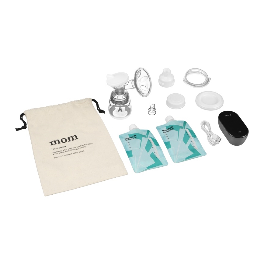 Lionelo - Elektrisk uppladdningsbar bröstpump FIDI GO 5V 1200 mAh 150ml