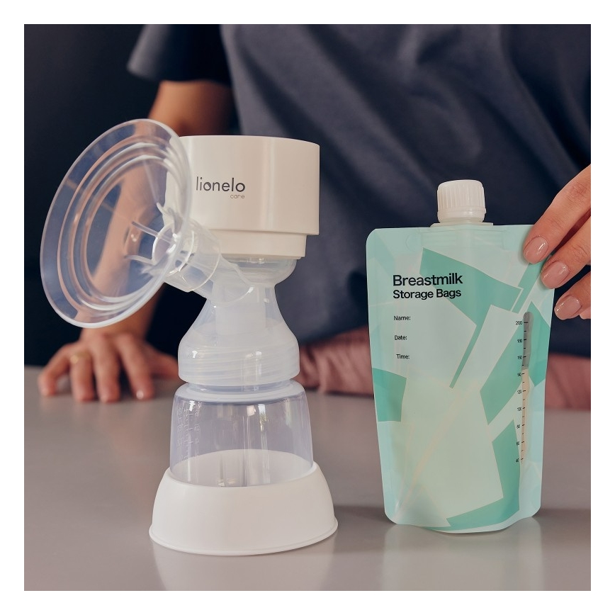 Lionelo - Elektrisk uppladdningsbar bröstpump för bröstmjölk FIDI ONE 5V 1000 mAh 180 ml