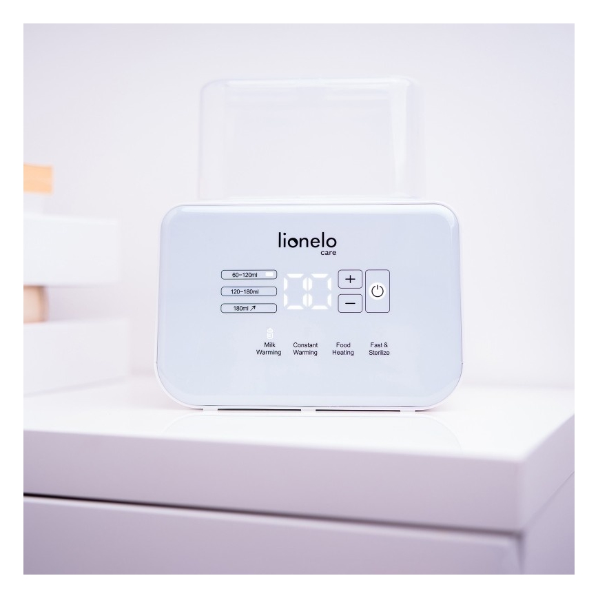 Lionelo - Flaskvärmare THERMUP DOUBLE 250W/230V vit