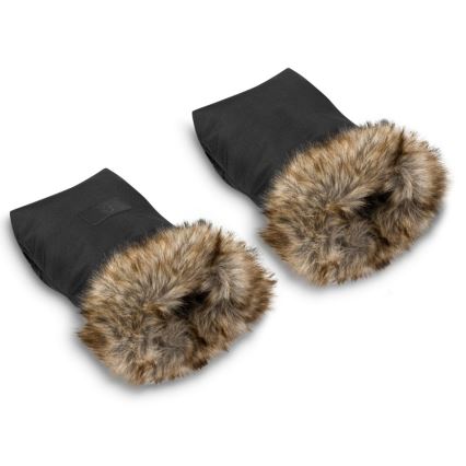 Lionelo - Handmuff till barnvagn HANDMUFF Svart