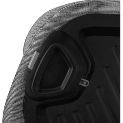 Lionelo - Bilbarnstol med bas, roterbar HARMONY i-Size 40-150 cm svart/grå