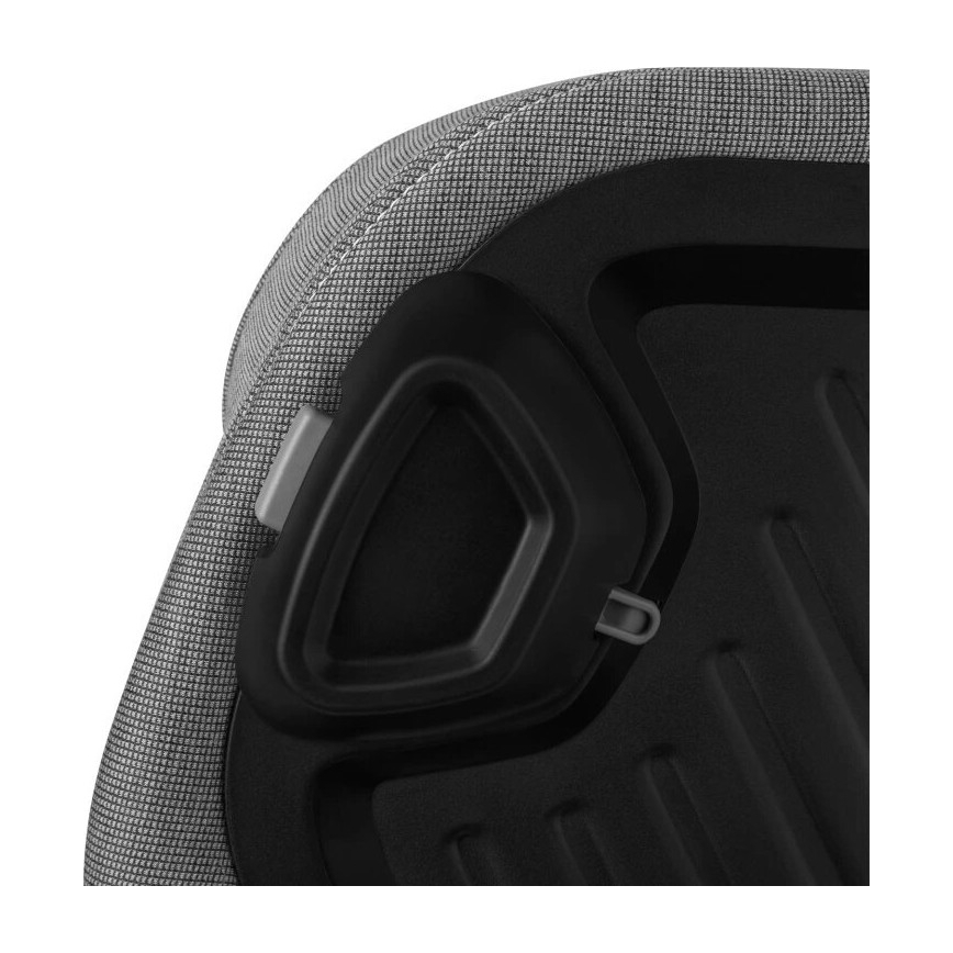 Lionelo - Bilbarnstol med bas, roterbar HARMONY i-Size 40-150 cm svart/grå