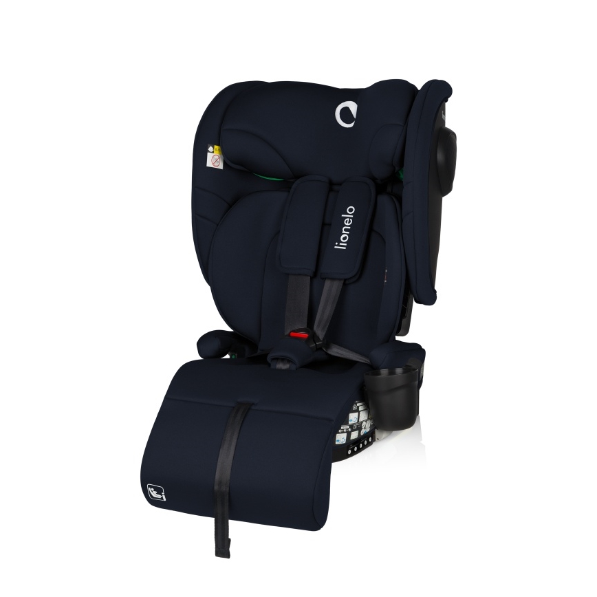 Lionelo - Hopfällbar bilbarnstol NELLY i-Size 76-150 cm Navyblå