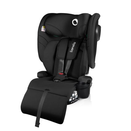 Lionelo - Hopfällbar bilbarnstol NELLY i-Size 76–150 cm Svart Carbon