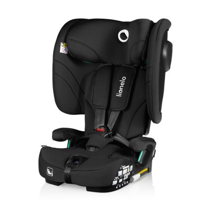 Lionelo - Hopfällbar bilbarnstol NELLY i-Size 76–150 cm Svart Carbon