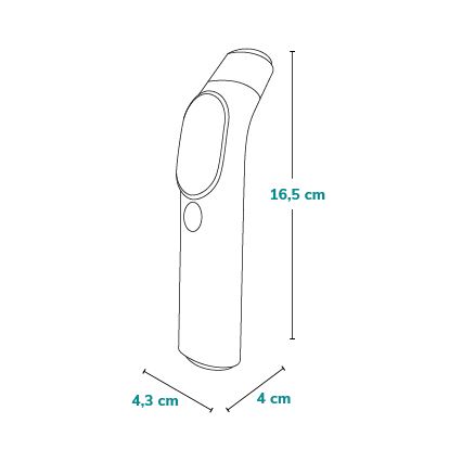 Lionelo - infraröd termometer FEVERSCAN 2xAAA