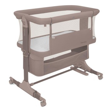 Lionelo - JODIE 3-i-1 barnsäng, beige/taupe