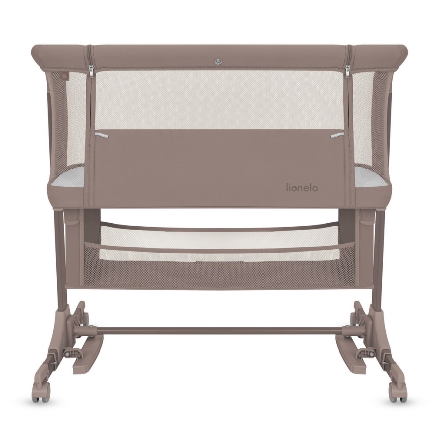 Lionelo - JODIE 3-i-1 barnsäng, beige/taupe