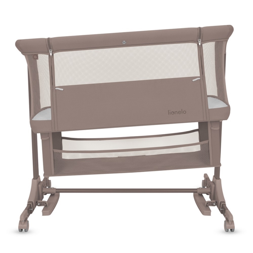Lionelo - JODIE 3-i-1 barnsäng, beige/taupe