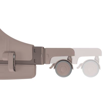 Lionelo - JODIE 3-i-1 barnsäng, beige/taupe