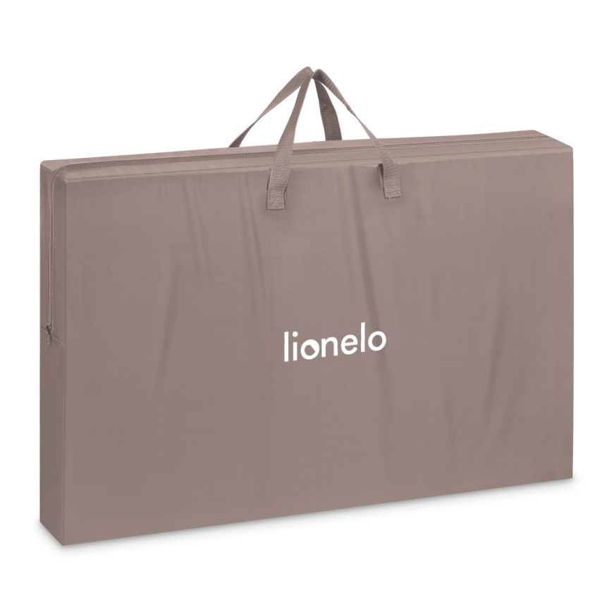Lionelo - JODIE 3-i-1 barnsäng, beige/taupe