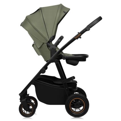 Lionelo - kombinerad 2-i-1 barnvagn AMBER PLUS Green Forest