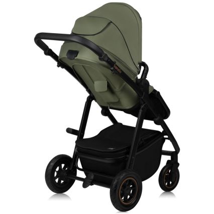 Lionelo - kombinerad 2-i-1 barnvagn AMBER PLUS Green Forest