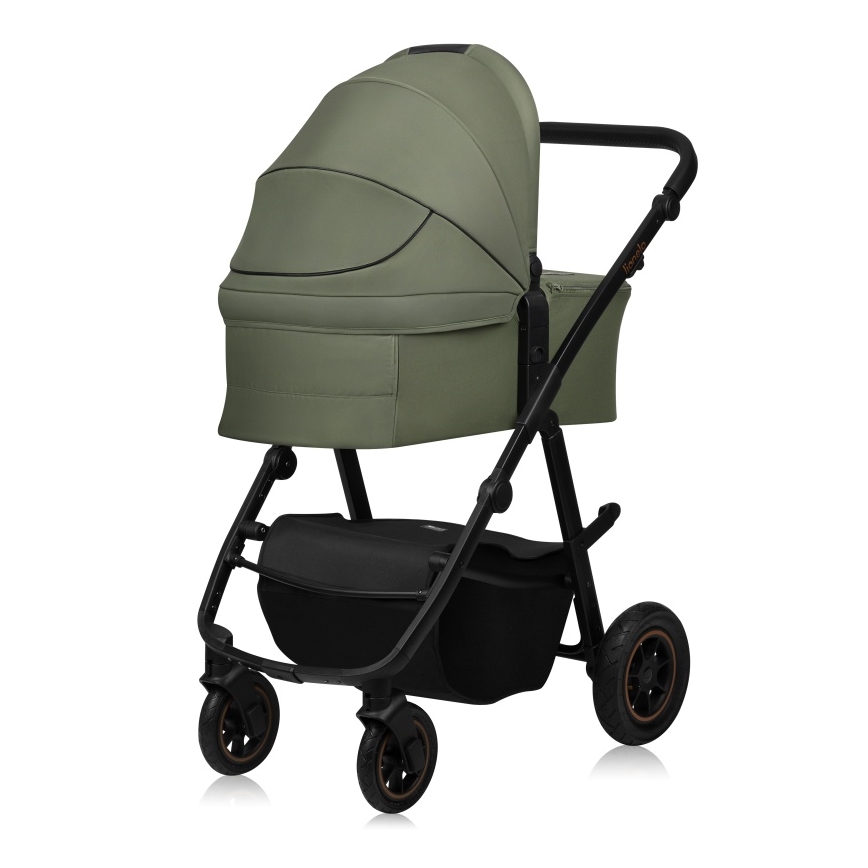 Lionelo - kombinerad 2-i-1 barnvagn AMBER PLUS Green Forest