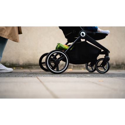 Lionelo - Kombinerad 2-i-1-barnvagn MIKA Blue Navy