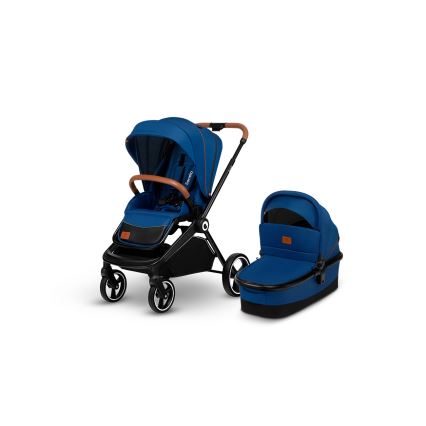 Lionelo - Kombinerad 2-i-1-barnvagn MIKA Blue Navy