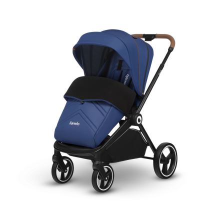 Lionelo - Kombinerad 2-i-1-barnvagn MIKA Blue Navy