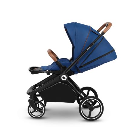 Lionelo - Kombinerad 2-i-1-barnvagn MIKA Blue Navy