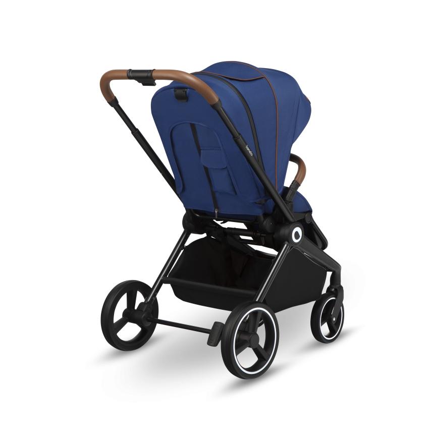 Lionelo - Kombinerad 2-i-1-barnvagn MIKA Blue Navy
