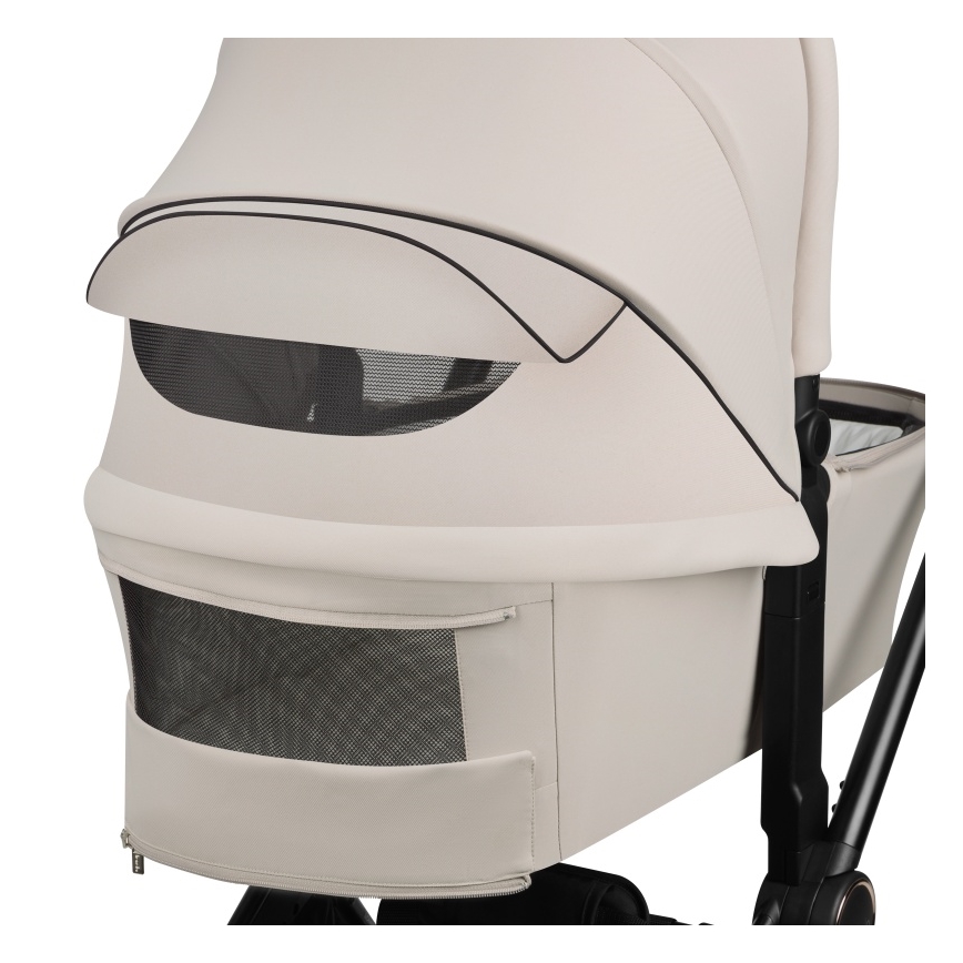 Lionelo - Kombinerad 2-i-1-barnvagn MIKA PLUS Sandbeige