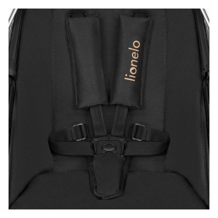 Lionelo - Kombinerad 3-i-1 barnvagn AMBER Black Onyx