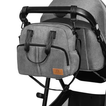 Lionelo - Kombinerad 3-i-1-barnvagn BIANKA Grå sten