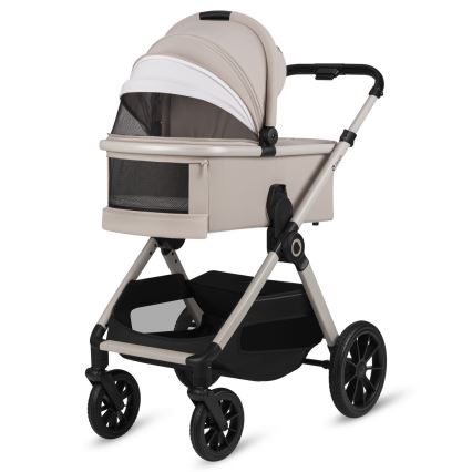 Lionelo - Kombinerad 3-i-1 barnvagn LAYLA Beige Sand