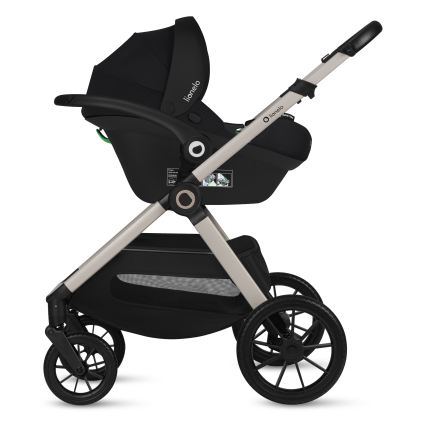 Lionelo - Kombinerad 3-i-1 barnvagn LAYLA Beige Sand