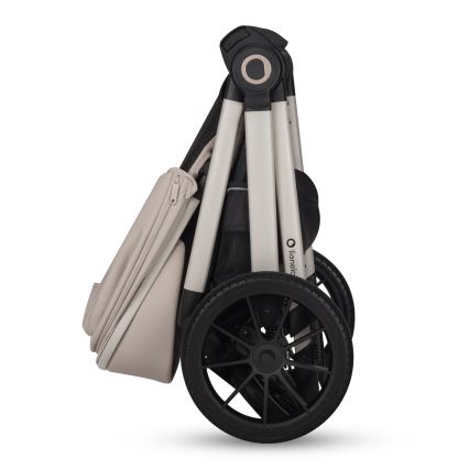 Lionelo - Kombinerad 3-i-1 barnvagn LAYLA Beige Sand