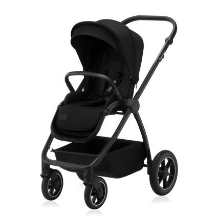 Lionelo - Kombinerad 3-i-1-barnvagn MERIL Black Onyx
